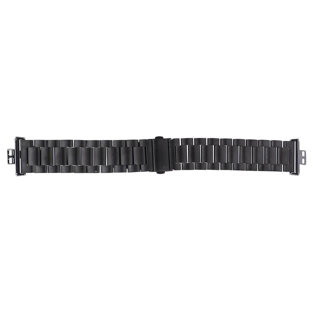 Smartwatch Band Watch Strap Double Buckle Solid Stainless Steel for HUAWEI Watch FITBlack