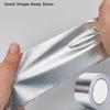10m*3cm High Temperature Resistant Insulation Tape Manifold Downpipe Wrapping Tape Silver Tape Aluminum Foil Tape