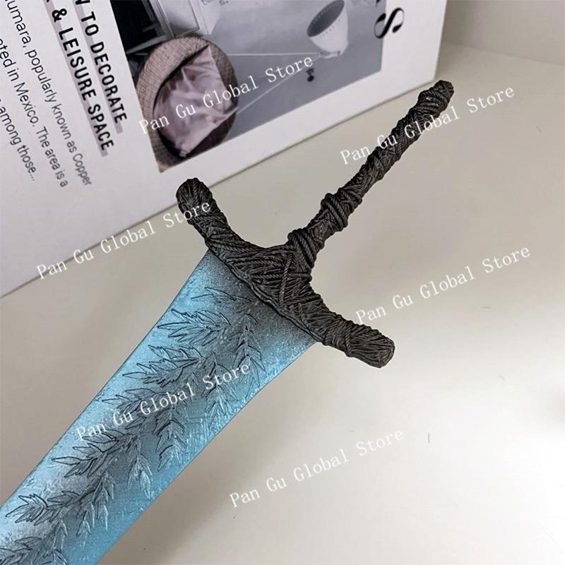 30cm/11.8in Dark Moon Greatsword Weapon Model Game Peripherals Figure Model All Metal Knife Toy Sword Cosplay Ornaments Gifts