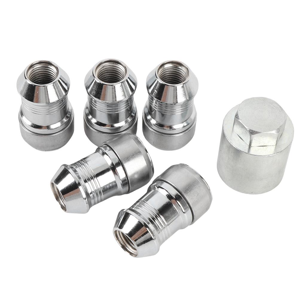 Wheel Lock Set with Key 82215711 Anti Theft Locking Lug Nuts Replacement for JL JT 2018 2025