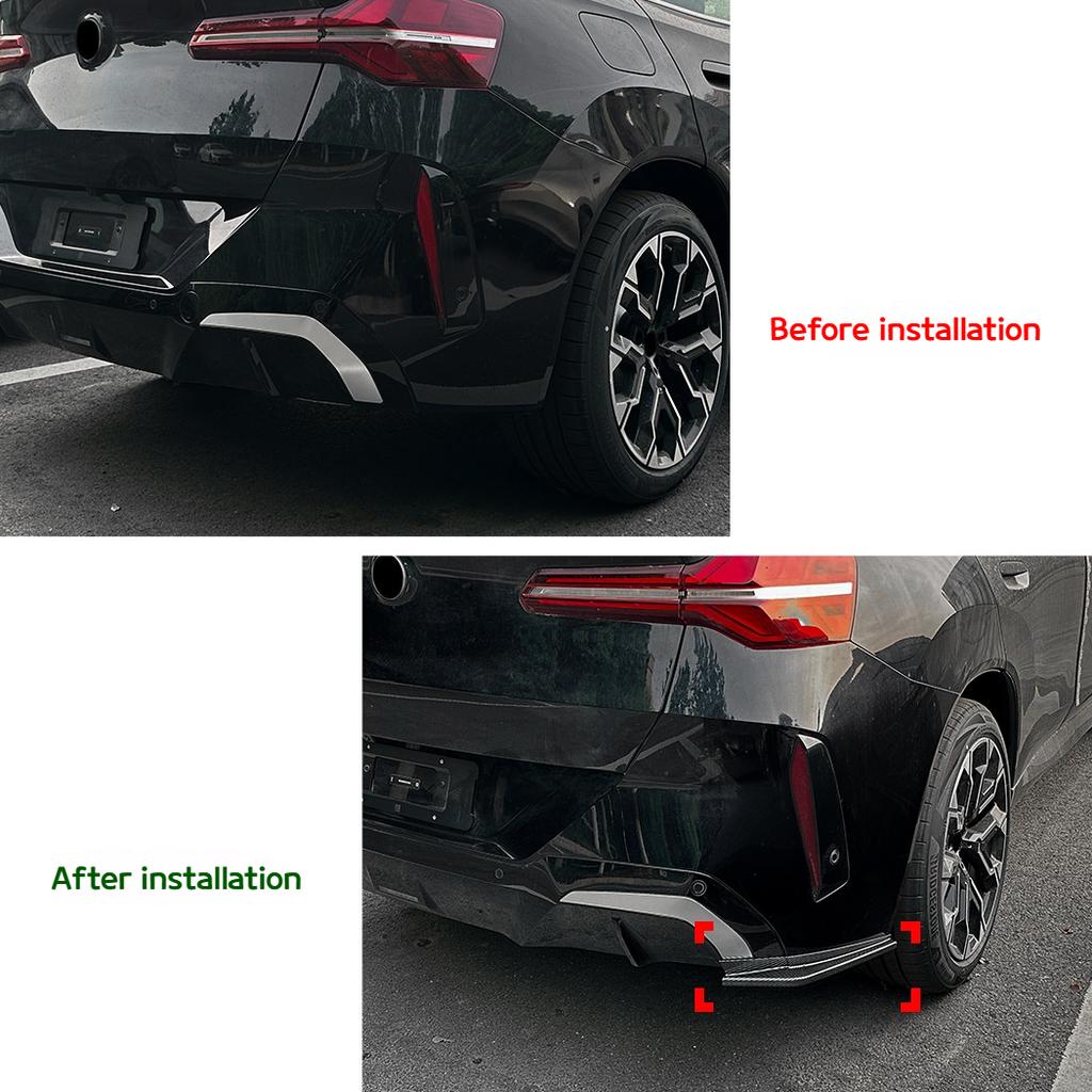 Passend für BMW X3 G45 M Sport 2025 + Auto Frontluftmesser Trend Autoaufkleber Kühlergrill Außenmodifikationszubehör