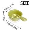 Cute Drain Basket 2 in 1 Vegetable Storage Basket Multipurpose Drainage Bowl  Wash Fruit