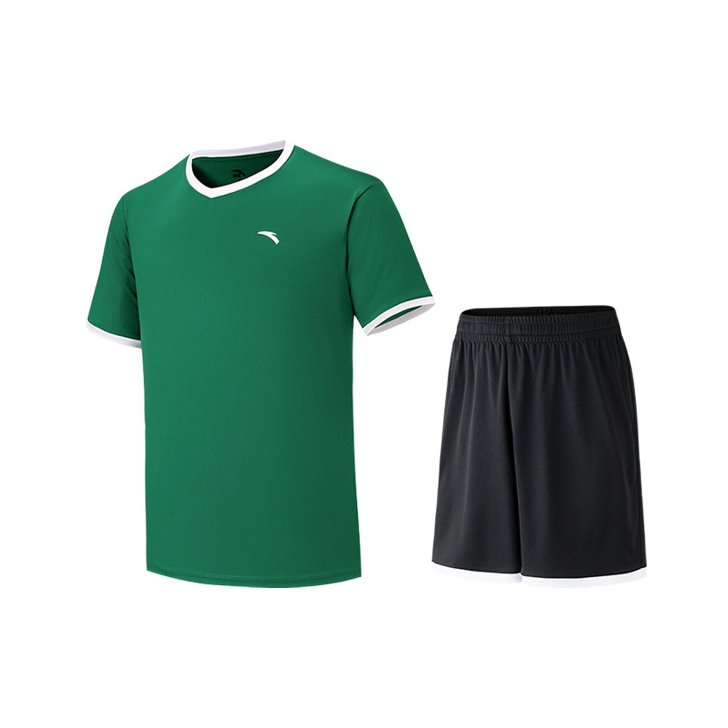 Anta Basketball Competition Set Summer 2026 Soccer Set Men sportswear Turquoise 952621204-2 S