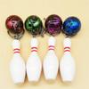 Novelty Bowling Ball Keychain Fashionable Bowling Ball Keychain Eye Catching Keychain for Added Convenience & Fun