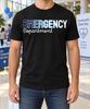 Emergency Department Shirt, Blue Ombre Lettering Tee, ER Nurse Appreciation Gift, Hospital Staff Design, Healthcare Worker Graduation Outfit