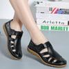 Luxus Retro Damen Lederschuhe Slip On Flache Schuhe Weiche Sohle Vintage Schuhe Frau Wohnungen Neue Loafers