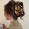 Braided Triangular Grab Clip Female Full Back Head Hairpin Autumn and Winter Shark Clip Hair Accessories
