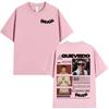 Rapper QUEVEDO 2025 BUENAS NOCHES Tshirt Unisex Unisex Fashion Hip Hop Tshirts Summer Casual Loose Short Sleeve T Shirt Streetwear