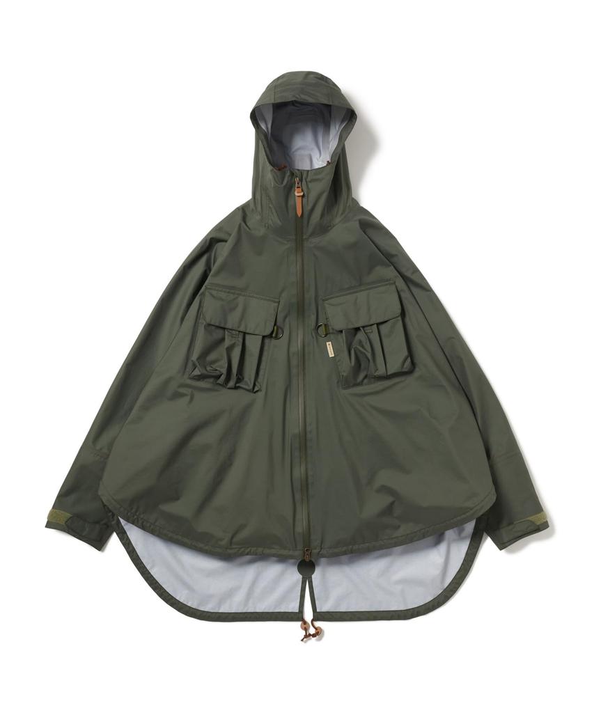 Snow Peak Wide Rain Poncho Outer Jacket Poncho S OLIVE SPTL-JK-26SU903 Men's Women's