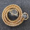 Stainless Steel Dog Chain P 10mm Double Loop Collar Small Medium Large Dogs