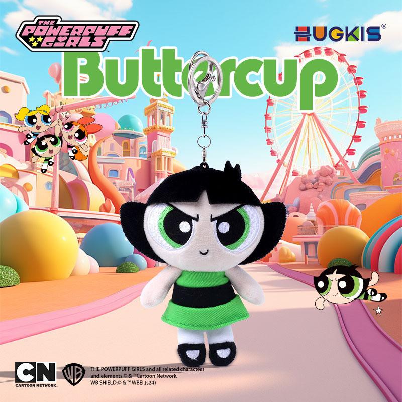 The Powerpuff Girls Plush Keyring With Cute Girl Style For Bookbag Accessories
