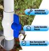 1Pc ID 20/25/32/40mm Ball Valve Grey PVC Material Garden Water Pipe Fittings Valve Switch Connection Adapter