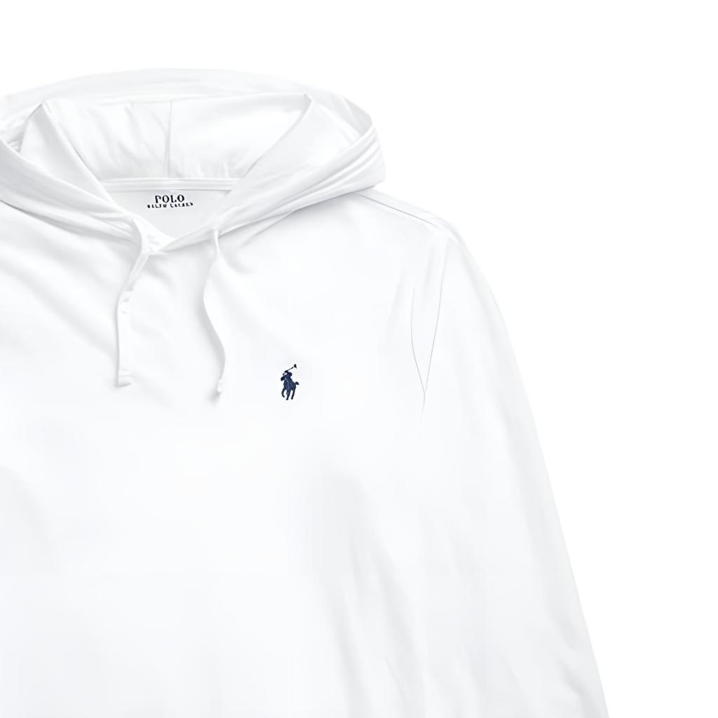 Polo Ralph Lauren Ss25 Logo Embroidered Long Sleeve Hoodie T-Shirt Men Tops 710768063-001
