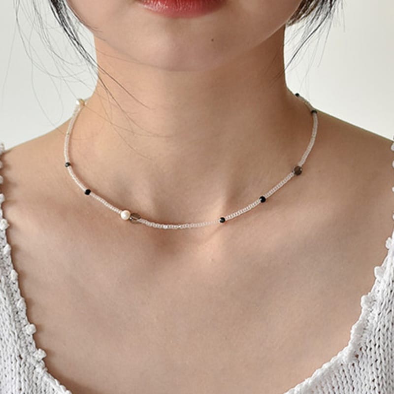 odds&ends berry beads necklace (7colors)