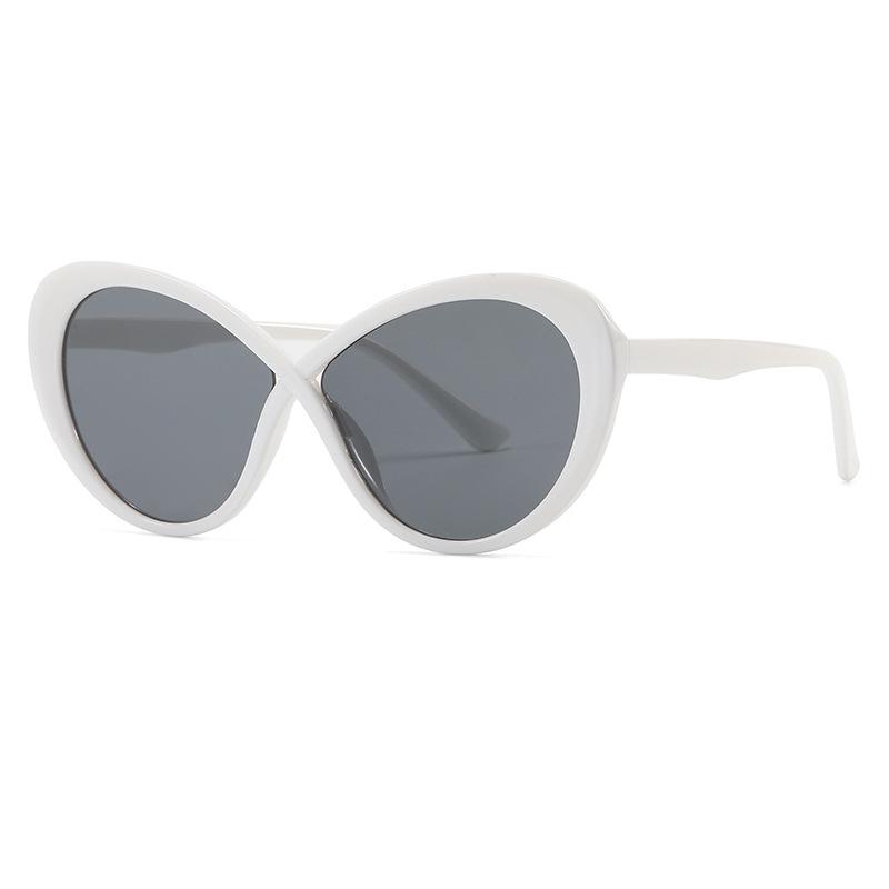 JYL TS Cat Eye Sunglasses Two Tone Style For Men Women B5516A