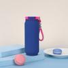 500ml Matte 304 Stainless Steel Water Bottle, Insulated Can-Style Flask with Carry Lanyard for Outdoor