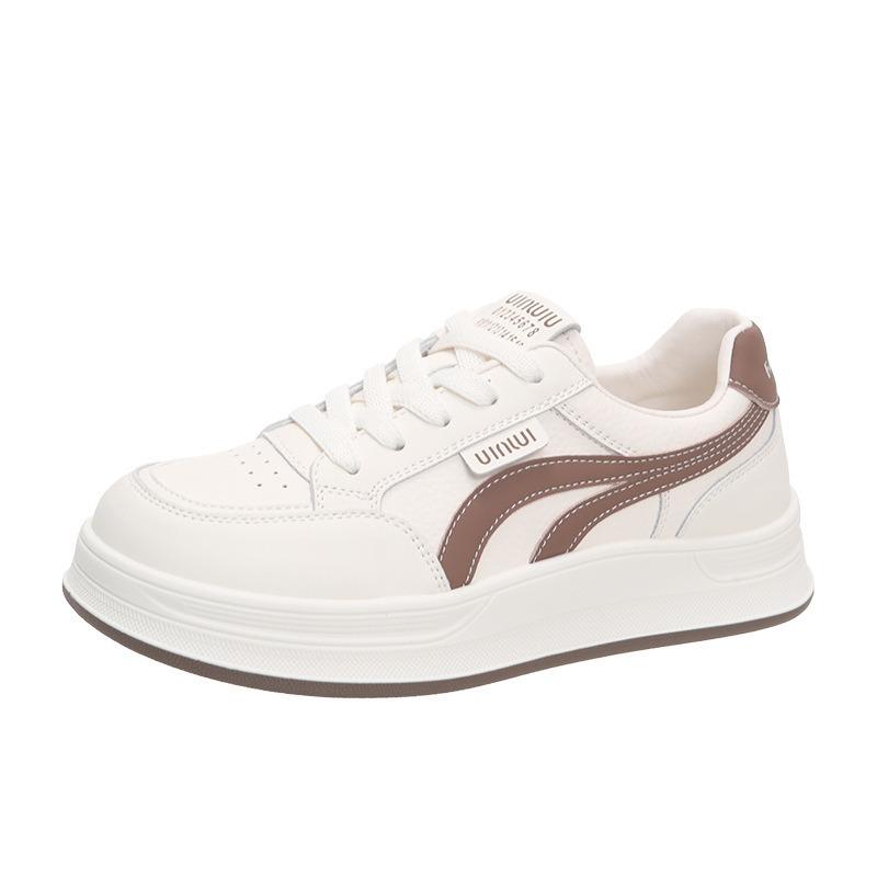 Soft-soled Popular Thick-soled Versatile Sports Little White Shoes Children with Skirts Autumn New Casual Board Shoes