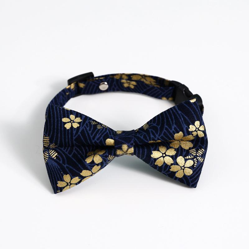 

Fashionable Red Blue Bow Pet Collar Adjustable Cat Dog Christmas Birthday Accessory Gift