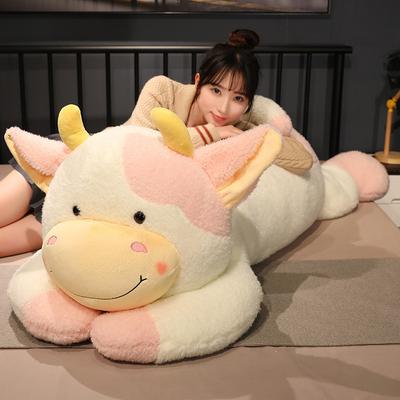 Cute Cow Pillow Cute Cow Doll Children Sleep with Large Comfort Dolls