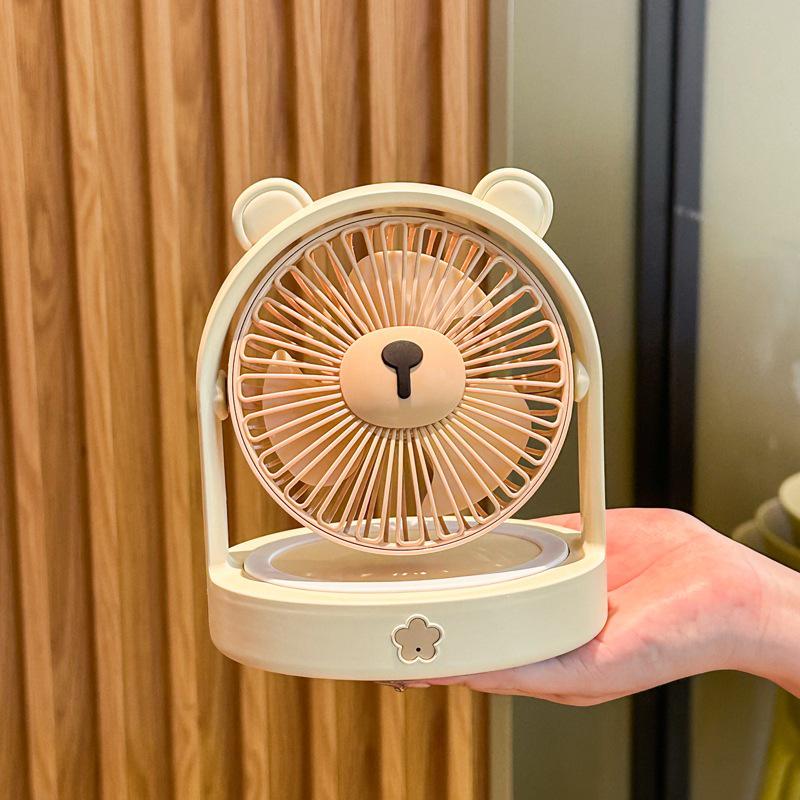 

Creative Bear Desk Fan - USB Rechargeable, Cute Gift for Girls No Specifications