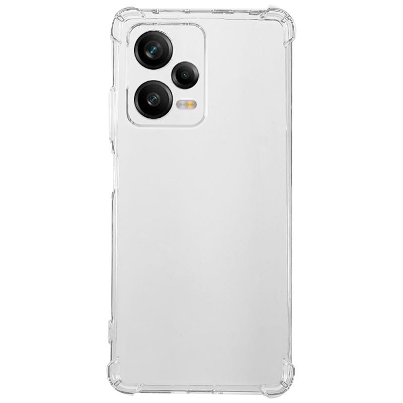 TPU Shell for Xiaomi Redmi Note 12 Pro+ 5G Reinforced Corners Anti-drop Cover Transparent Phone Case