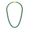 E.B.belle Luxury Christmas Jewelry Gift For Ladies Square Tennis Chain Choker Necklace Green Pink White Black Crystal Necklace