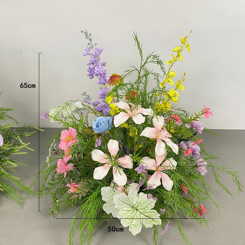 Monet Garden Mori Style Artificial Flower Row for Weddings and Displays