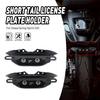 Accesorios Moto High Quality Modified Short Tail License Plate Holder For Vespa Sprint Primavera 150 Black Carbon Fiber Texture