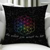 Rock Band CCOLDPLAYES cushion cover Birthday Anniversary Gifts Double Sided Printed Zipper Cushion Cover Soft Skin Bedding