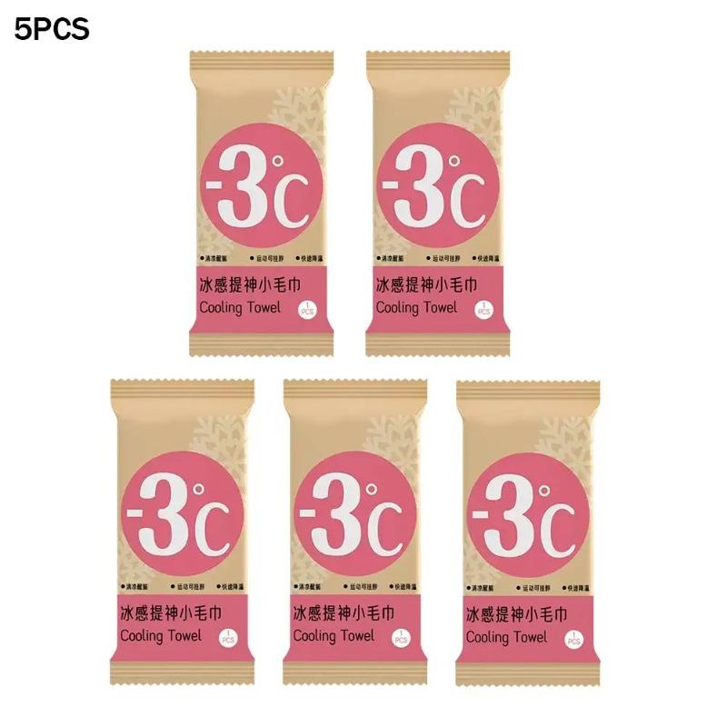 5/10PCS Summer Mint Cooling Towel Instant Ice Cold Towel Sweat Wicking Reusable Mosquito Repellent Towel for Outdoor Sports Travel