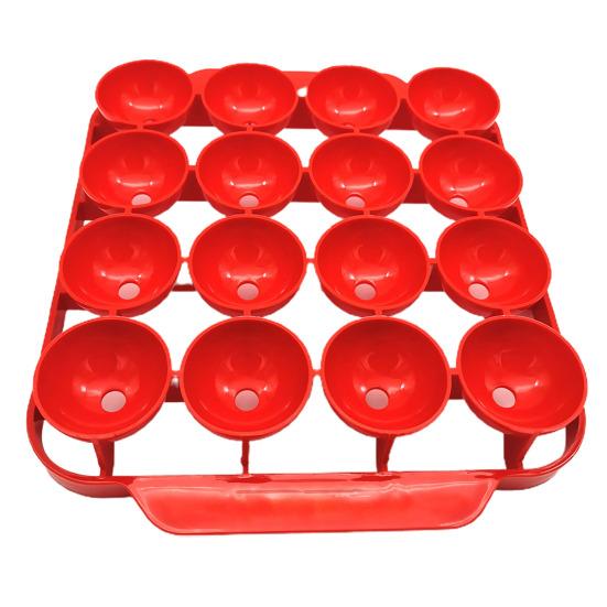 Multi-Function DIY Rice Ball Meatball Mold Transparent Cover Red Meatball Making Tray