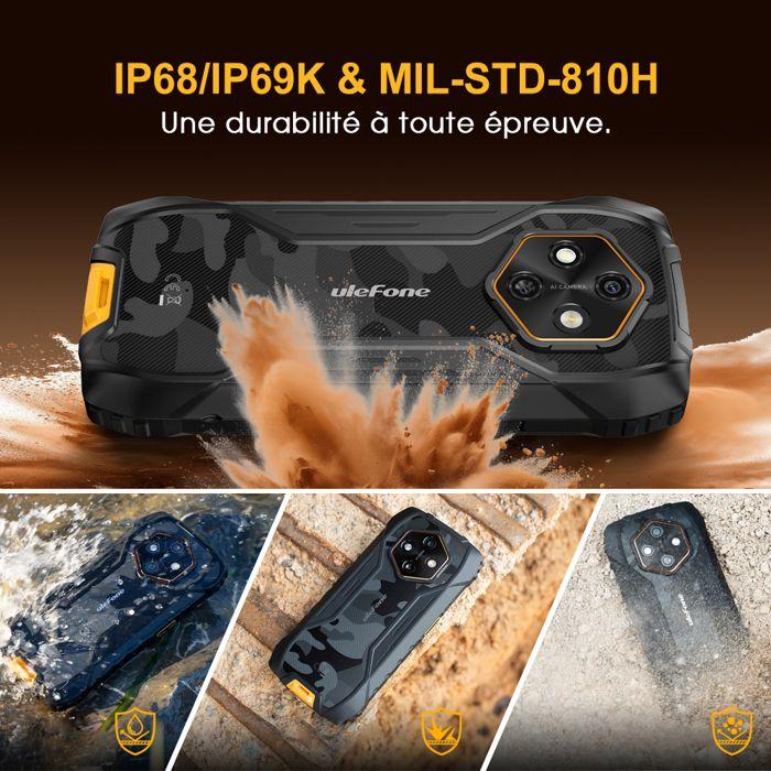 Ulefone RugKing 4 Pro Smartphone Robuste 6.56” 128Go 10200mAh IP68/IP69K Mode Gants NFC Noir - Very good condition