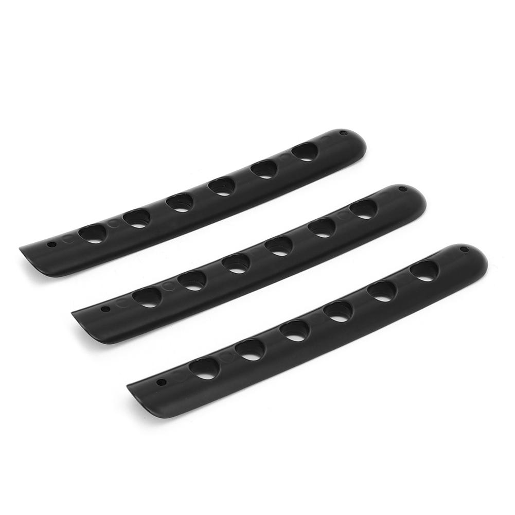 

3Pcs set Aluminum Alloy Car Door Handle Trim Insert Fit for Jeep Wrangler JK 2 Door 2007 2018
