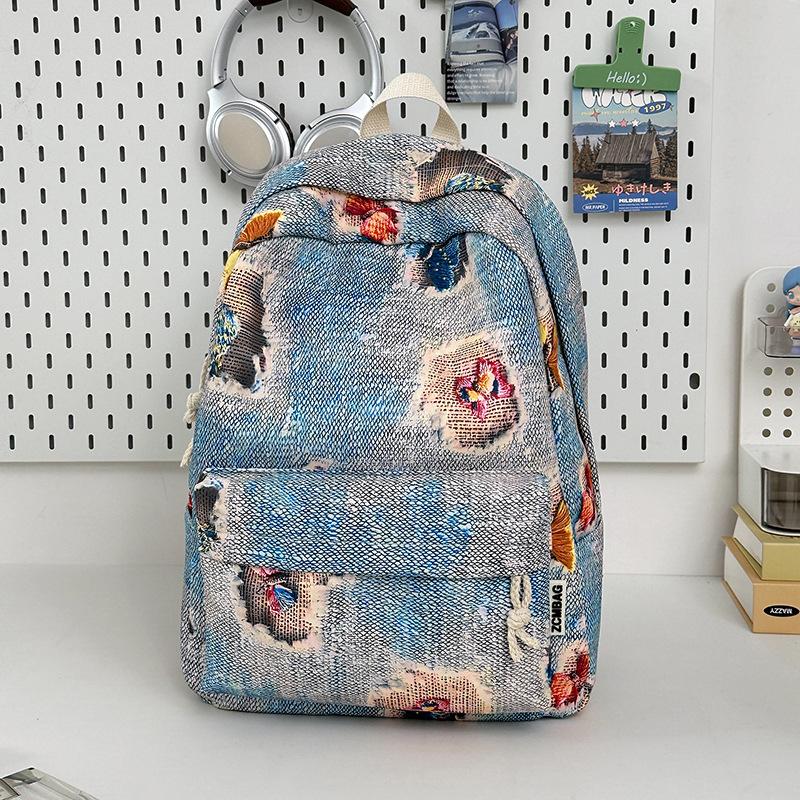 Neuer hochwertiger fauler Stil personalisierter Batik-bemalter Rucksack für Mittelschüler, leichter Rucksack mit großem Fassungsvermögen