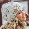 Letter Home Hat Winter Thick Autumn Hats Skullies Caps Women Knitted  Caps Korean Beanies