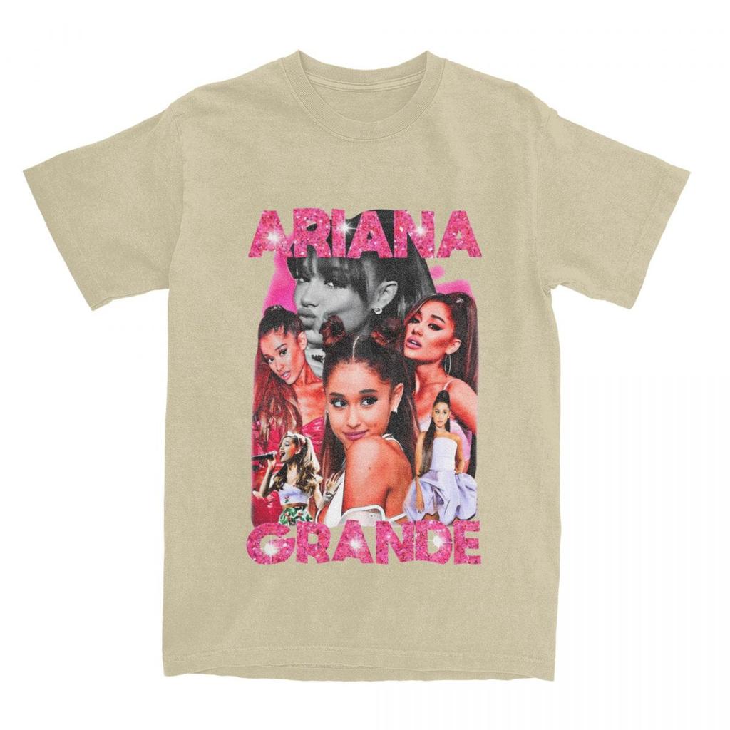 Ledig Ariana Singer 2024 T-shirt Herr O-hals Ren Bomull T-shirts Kortärmade T-shirts Presentidé Kläder