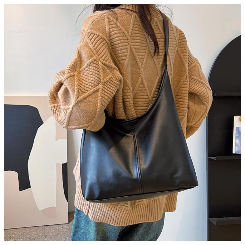 Pu Leather Women Shoulder Bag Fashion Luxury Women'S Shoulder Bag Hobo Bag For Female Commuting Tote Bag