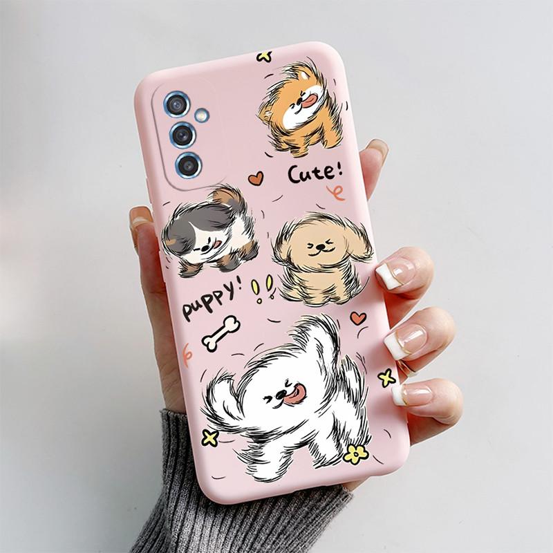 For Samsung Galaxy M52 5G Case Galaxy M23 Cute Cartoon Soft Silicone Phone Cases For Samsung M52 M23 Cover M52 5G Fundas Bumper
