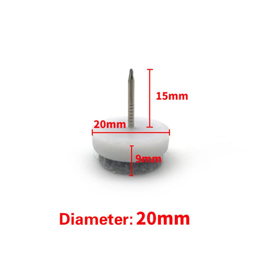 30 Pcs Felt Nails Anti Slip Foot Furniture Table Pads Legs for Furniture Wood Floor Protector Chair Stoppers Felt Glides