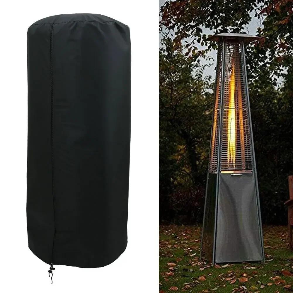1 Pcs Heavy Duty Waterproof Gas Pyramid Patio Heater Cover Outside Furniture Protector All-Purpose Covers Patio Furniture Cover