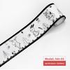 Bathroom Waist Line Sticker Self-adhesive Waterproof Living Room Bedroom Kitchen Skirting Line Tile Sticker Pvc Wallpaper Decorative Wall Sticker