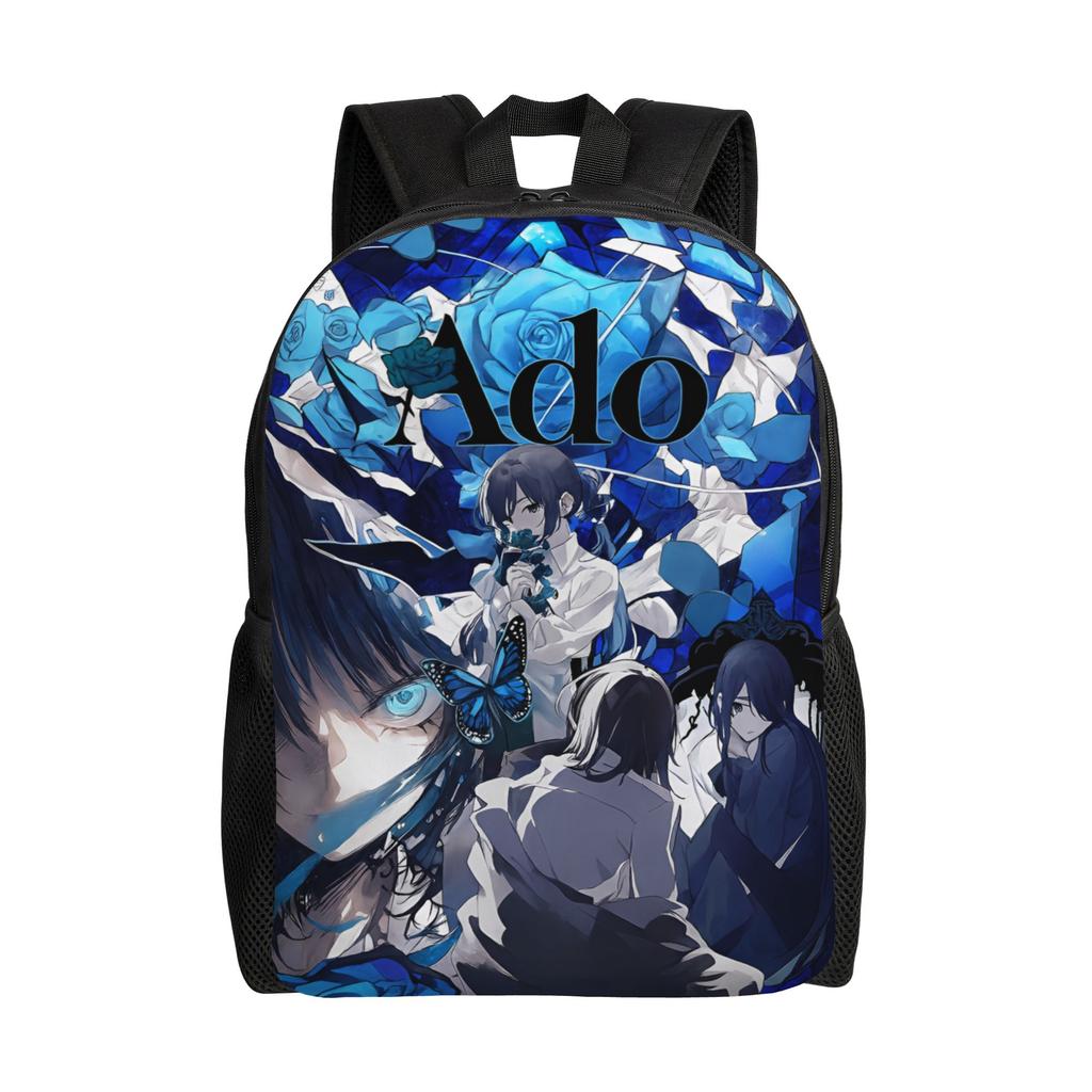 Ado Hibana World Tour Casual Backpack Outdoor Student Work Japan Singer Daypack for Men Women Laptop Canvas Bags