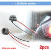 Bulb Holders Light Wiring Connector LED Light Turn Light Wiring Connector 1157 12V 2pcs Adapter Stop Brake Light