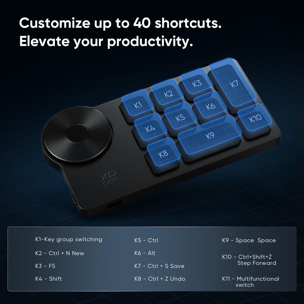 XPPen ACK05 Wireless Shortcut Remote