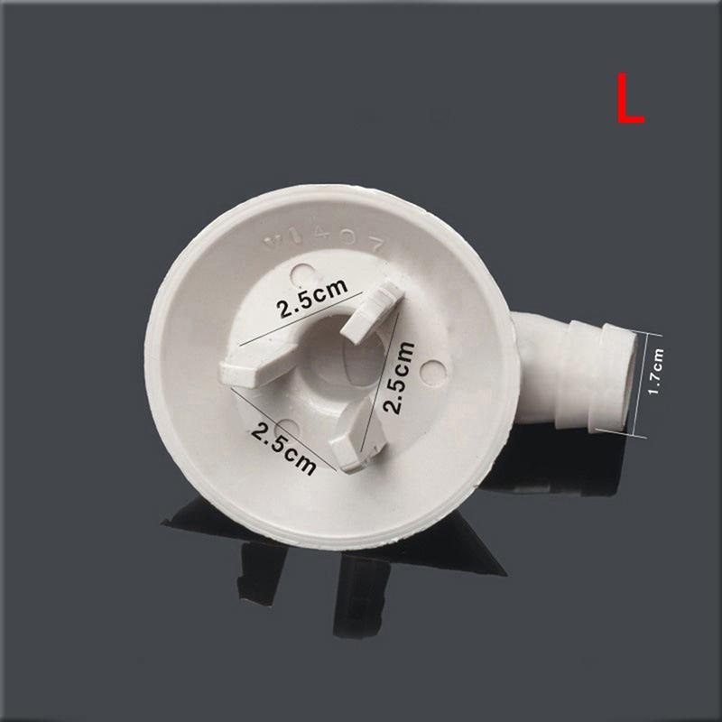 Air Conditioner Ac External Unit Drain Hose Connector Elbow Fitting With Rubber Ring