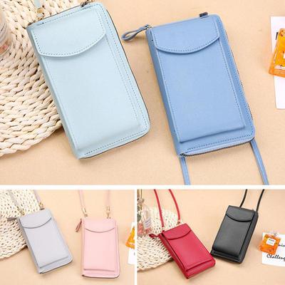 Hochwertige Damen-Handytasche, modisch, PU-Leder, Kartenhalter, kleine Umhängetasche