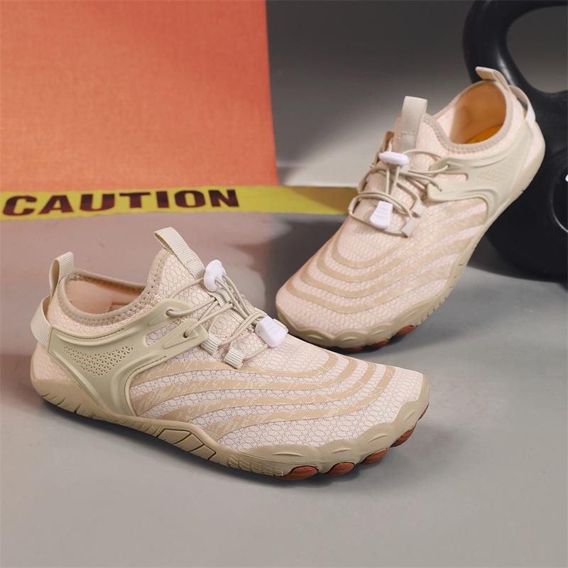 Men Women Water Shoes Quick Dry Non-Slip Five Finger Shoes Outdoor Wading Swimming Barefoot Aqua Shoes Lightweight Sneakers