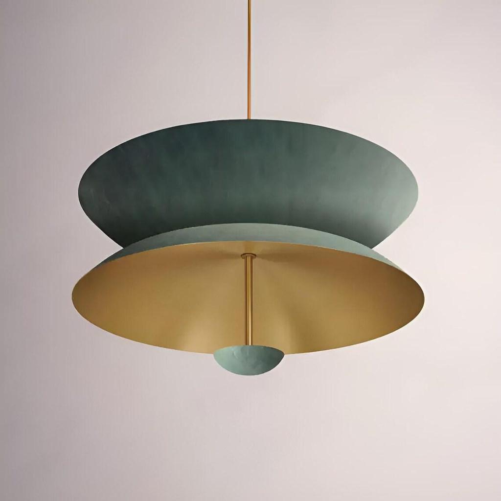 Mid Century Brass Sputnik Chandelier 1950s Flush Mount Pendant Ceiling Light