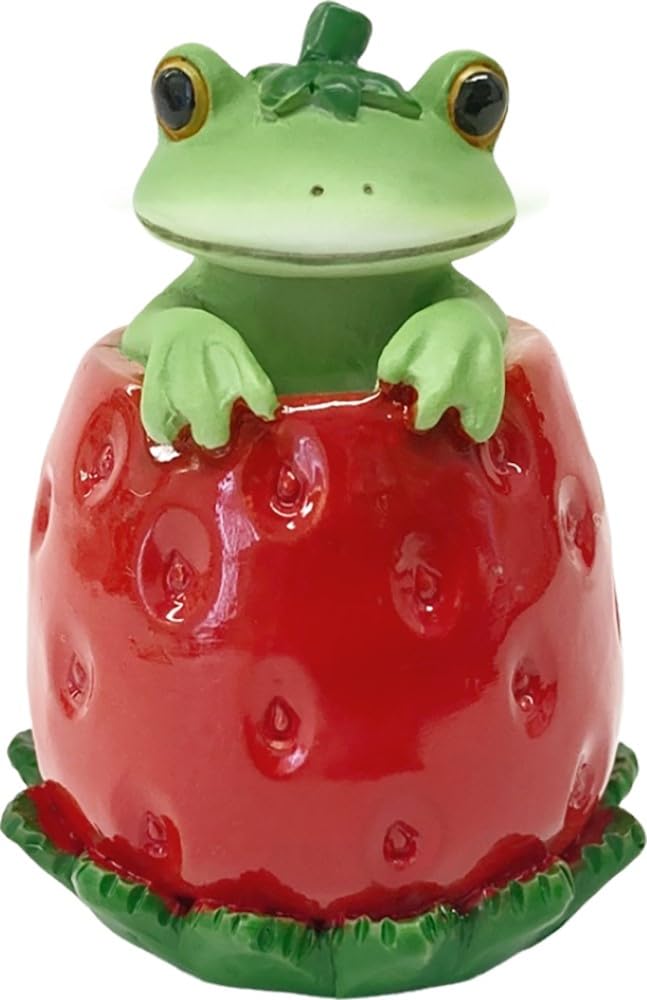 

DAIKAI Лягушка Копо, вылезающая из клубники, 3,1 x 3 x 4,2 см, 74021