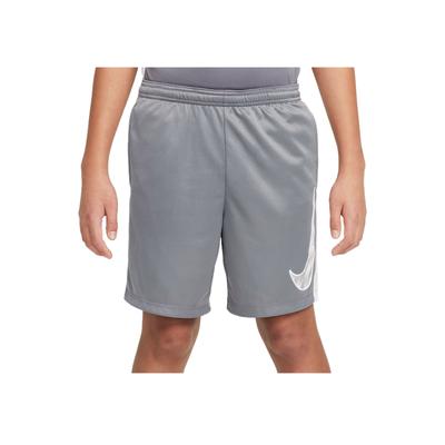 Dri-Fit Trophy 23 Jednoduché Módní Všestranné Klasické Jednobarevné Šortky Dětské šortky Kouřově šedá HF8081-085